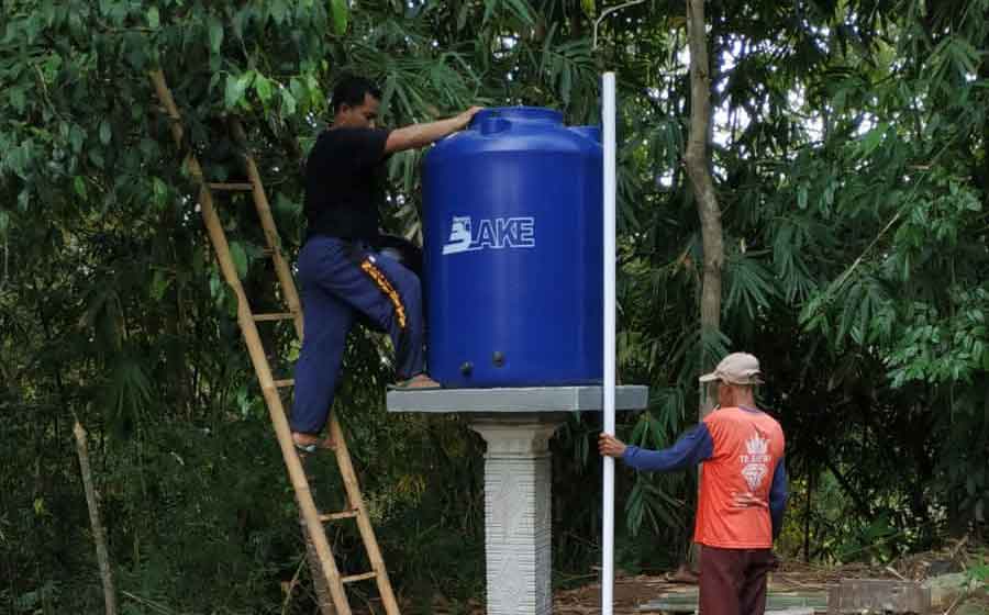 Clean-water pipeline assistance in Wonogiri and Ponorogo