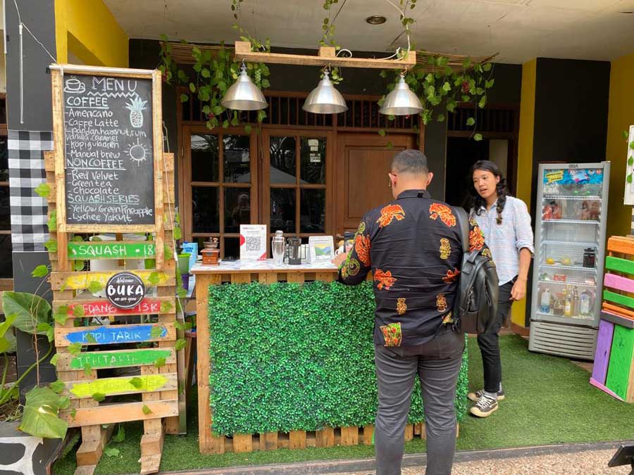 Ezra Ollyn developing his coffee business