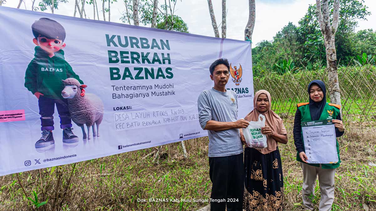 Qurban assistance for vulnerable residents in Hulu Sungai Tengah