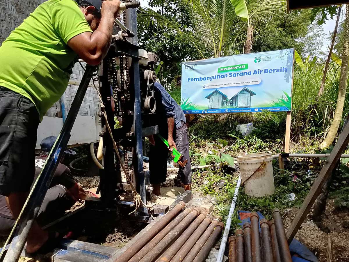 Clean-water well and sanitation facilities at Pondok Pesantren Miftahul Ibtida