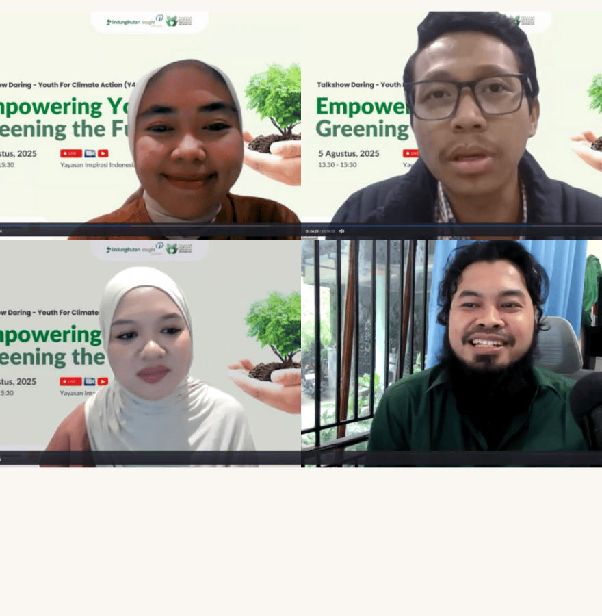 Young participants join the Y4CA Batch 2 online climate-action talk show